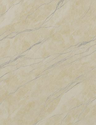 The primary subject of the image is a marble wall with a patterned texture. The setting is a room with a tan color scheme. The visual style is a close-up of the marble wall, showcasing its unique texture and design. The colors and mood of the image are warm and inviting, with the tan color palette creating a sense of comfort and relaxation.