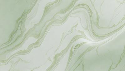 The primary subject of the image is a close-up of a white and green marble wall. The setting is a room with a white and green marble wall, which serves as the background. The visual style is a close-up of the marble wall, showcasing its texture and patterns. The colors and mood of the image are predominantly white and green, creating a clean and serene atmosphere.