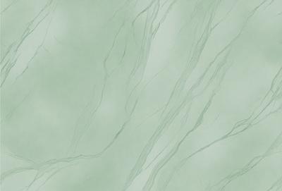 The primary subject of the image is a marble-like surface with a green tint. The setting is a white background, which contrasts with the green marble. The visual style is a close-up of the marble, showcasing its texture and details. The colors and mood of the image are predominantly green, giving it a natural and serene atmosphere.