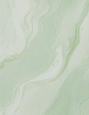 The primary subject of the image is a close-up of a green and white marbled wall. The setting is a room with a green and white marbled wall, which serves as the background. The visual style is a close-up of the marbled wall, showcasing its intricate patterns. The colors and mood of the image are predominantly green and white, creating a calm and serene atmosphere.