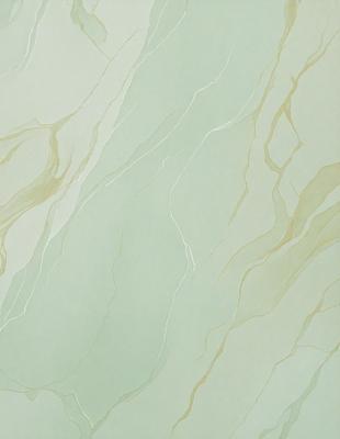 The primary subject of the image is a marble wall with a green and white color scheme. The setting is a room with a green and white marble wall as the main focus. The visual style is a close-up of the marble wall, showcasing its texture and pattern. The colors and mood of the image are predominantly green and white, creating a calm and serene atmosphere.