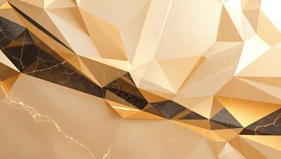 The primary subject of the image is a close-up of a wall with a patterned texture. The setting is a room with a tan color scheme. The visual style is a combination of digital art and illustration, creating a unique and intricate design. The dominant colors are tan and gold, giving the room a warm and inviting atmosphere.