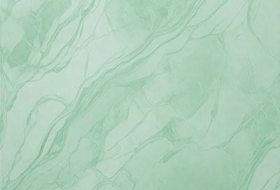 The primary subject of the image is a green marble wall with a pattern of swirls. The setting is a room with a green marble wall, which serves as the background. The visual style is a close-up of the marble wall, showcasing its texture and pattern. The colors and mood of the image are predominantly green, giving it a calm and serene atmosphere.