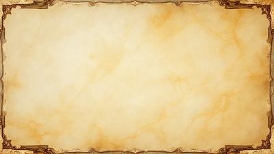 The primary subject of the image is a large, yellow, marbled paper with a patterned border. The setting is a frame, possibly a painting or drawing, with the paper as the main focus. The visual style is a combination of a painting or drawing, with the paper having a textured and patterned appearance. The colors and mood of the image are warm and inviting, with the yellow paper creating a sense of warmth and richness.