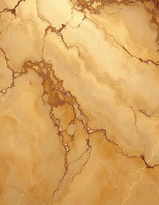 The primary subject of the image is a marble wall with a yellowish hue. The setting is a room with a marble floor, and the visual style is a close-up of the marble wall. The colors and mood of the image are warm and inviting, with the yellowish hue of the marble wall creating a sense of warmth and natural beauty.