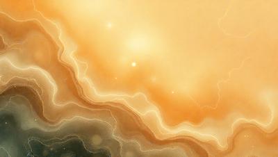 The primary subject of the image is a yellow and orange sunset. The setting is a sky with a yellow background, and the visual style is a digital art or illustration. The colors and mood of the image are warm and vibrant, creating a sense of tranquility and beauty.