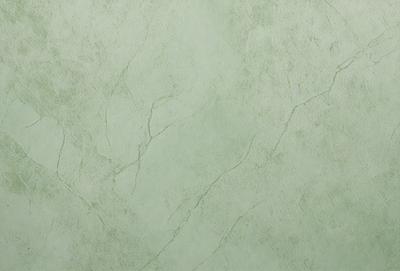 The primary subject of the image is a close-up of a green wall with a textured surface. The setting is indoors, likely in a room or a space with a similar color scheme. The visual style appears to be a photo, capturing the details of the wall and its texture. The colors and mood of the image are predominantly green, creating a calm and soothing atmosphere.
