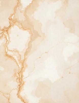 The image features a white marble wall with a brown streak running through it. The wall appears to be a part of a bathroom, as it is described as a bathroom wall. The brown streak adds a unique and natural touch to the otherwise pristine white marble surface.