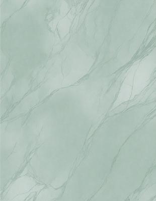 The primary subject of the image is a marble-like surface with a green tint. The setting is a room with a wall featuring a pattern of swirls and lines. The visual style is a close-up of the marble wall, showcasing the intricate design. The colors and mood of the image are predominantly green, giving it a calm and serene atmosphere.