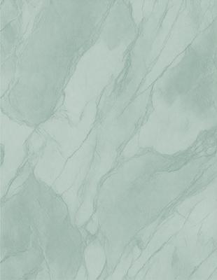 The image features a green marble wall with a pattern of white and grey veins. The wall appears to be made of marble, giving it a luxurious and elegant appearance. The combination of the green marble and the white and grey veins creates a visually appealing and unique design.