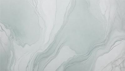The primary subject of the image is a large, white marble tile. The setting is a bathroom, with the tile covering the walls and floor. The visual style is a close-up of the tile, showcasing its intricate design and texture. The colors and mood of the image are predominantly white, giving it a clean and elegant appearance.