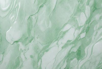 The image features a large, white, and green marble wall with a patterned texture. The wall appears to be made of marble, giving it a luxurious and elegant appearance. The combination of white and green colors creates a sense of freshness and natural beauty. The overall atmosphere of the image is one of sophistication and refinement.