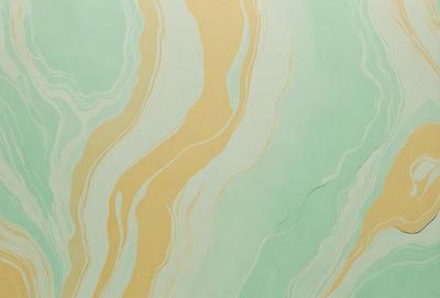 The primary subject of the image is a wall with a green and yellow striped pattern. The setting is a room with a green and yellow striped wallpaper. The visual style is a patterned wallpaper, and the colors and mood are vibrant and lively.