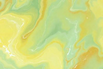 The primary subject of the image is a yellow and green swirling pattern, which appears to be a painting or a digital artwork. The setting is a yellow and green background, which complements the swirling pattern. The visual style is a mix of digital art and painting, creating a unique and vibrant atmosphere. The dominant colors are yellow and green, which evoke a sense of warmth and freshness.
