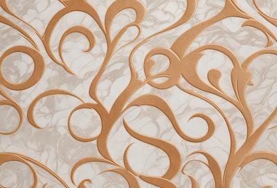 The primary subject of the image is a marble wall with a patterned design. The setting is a room with a marble wall as the main focus. The visual style is a combination of a photo and digital art, creating a unique and intricate pattern. The colors and mood of the image are predominantly neutral, with the marble wall providing a sense of elegance and sophistication.