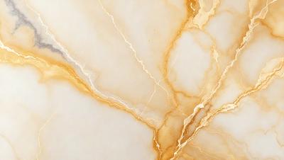 The primary subject of the image is a marble countertop with a yellowish hue. The setting is a kitchen, and the visual style is a close-up of the marble countertop. The colors and mood of the image are warm and inviting, with the yellowish hue of the marble adding a touch of elegance to the kitchen.