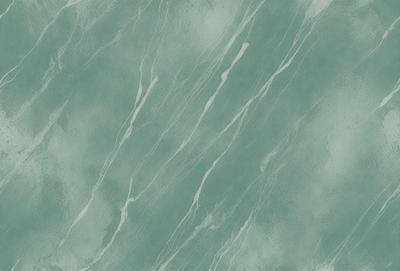 The primary subject of the image is a marble-like surface with a blue hue. The setting is a wall, and the visual style appears to be a combination of a photo and a drawing. The colors and mood of the image are predominantly blue, creating a calm and serene atmosphere.