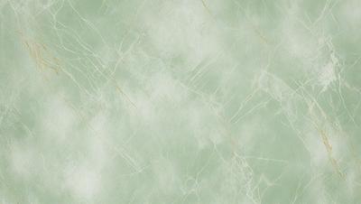 The primary subject of the image is a white marble wall with a green tint. The setting is a room with a green tiled wall. The visual style is a photo of the wall, showcasing the marble texture and green tint. The colors and mood of the image are predominantly white and green, creating a clean and serene atmosphere.