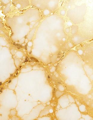 The primary subject of the image is a marble wall with a gold-colored pattern. The setting is a room with a white marble surface. The visual style is a close-up of the marble wall, showcasing its intricate design. The colors and mood of the image are predominantly white and gold, giving it a luxurious and elegant appearance.