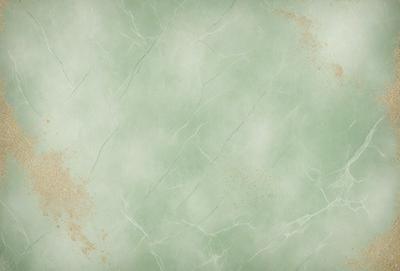 The primary subject of the image is a green marble wall with a pattern of yellow specks. The setting is a room with a green marble floor. The visual style is a close-up of the marble wall, showcasing the unique pattern of yellow specks. The colors and mood of the image are predominantly green and yellow, creating a warm and inviting atmosphere.