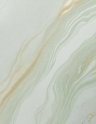 The primary subject of the image is a close-up of a marble countertop with a gold-like pattern. The setting is a kitchen, and the visual style is a photo. The countertop has a metallic, shiny appearance, and the colors and mood suggest a luxurious and elegant atmosphere.