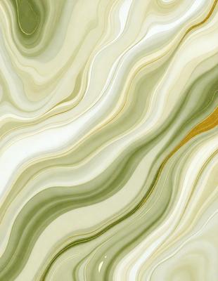 The primary subject of the image is a close-up of a marble-like pattern, which appears to be a textured wall or a piece of art. The setting is a white background, which contrasts with the marble-like pattern. The visual style is a combination of a photo and a digital art, as it captures the intricate details of the marble-like pattern. The colors and mood of the image are predominantly green, which adds a sense of calmness and natural beauty to the scene.