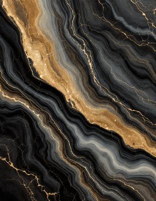 The primary subject of the image is a close-up of a marble stone with a pattern of yellow, brown, and black. The setting is a natural environment, possibly a rock formation or a stone wall. The visual style is a close-up of the marble stone, showcasing its intricate patterns and textures. The colors and mood of the image are warm and earthy, with the yellow and brown tones creating a sense of natural beauty.