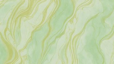 The primary subject of the image is a green and yellow swirling pattern, which appears to be a wallpaper or a design on a wall. The setting is a room with a green and yellow color scheme. The visual style is a combination of digital art and illustration, creating a unique and eye-catching pattern. The colors and mood of the image are vibrant and lively, with a sense of movement and energy.