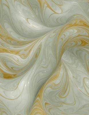 The primary subject of the image is a swirling pattern of yellow and green colors, which creates a visually striking and dynamic scene. The setting is a white surface, possibly a wall or a table, which provides a clean and uncluttered backdrop for the vibrant colors. The visual style of the image is a combination of digital art and illustration, as it showcases the intricate details and swirls of the pattern. The dominant colors in the image are yellow and green, which evoke a sense of warmth