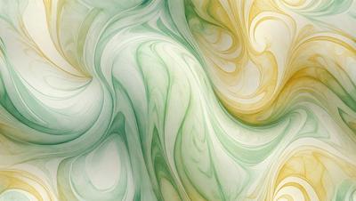 The primary subject of the image is a colorful, swirling pattern that resembles a painting or a digital artwork. The setting is a green and yellow background, which adds to the vibrant atmosphere of the scene. The visual style appears to be a combination of photo and digital art, creating a unique and eye-catching design. The colors and mood of the image are lively and energetic, with the green and yellow hues contributing to a sense of freshness and liveliness.