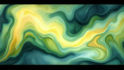 The primary subject of the image is a painting featuring a vibrant and colorful scene. The painting is a mix of different colors, creating a lively and dynamic atmosphere. The setting is a blue background, which contrasts with the various colors of the painting. The visual style of the image is a combination of digital art and illustration, showcasing the artist's creativity and skill in creating a captivating piece of art.