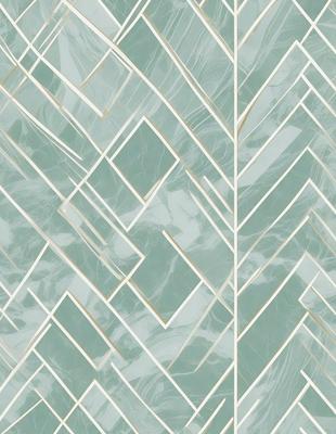 The primary subject of the image is a patterned tile, featuring a blue and white color scheme. The setting is a bathroom, with the tiles covering the walls and floor. The visual style is a close-up of the tiles, showcasing their intricate design. The colors and mood of the image are calming and serene, with the blue and white tiles creating a soothing atmosphere.