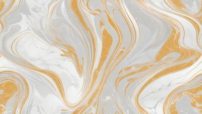The primary subject of the image is a marble tile with a gold and white color scheme. The setting is a bathroom, as indicated by the presence of a sink. The visual style is a close-up of the marble tile, showcasing its intricate design and texture. The colors and mood of the image are elegant and sophisticated, with the gold and white tones creating a luxurious and refined atmosphere.