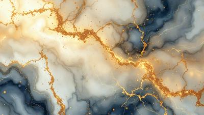 The primary subject of the image is a brightly lit, golden-yellow light source, which appears to be a lightning bolt or a similar electrical phenomenon. The setting is a dark, blue-gray background, which contrasts with the bright light source. The visual style of the image is a combination of photo and digital art, as it captures the light source in a detailed and artistic manner. The colors and mood of the image are vibrant and energetic, with the bright yellow light source creating a