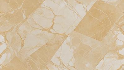 The primary subject of the image is a marble tile with a pattern of diamond shapes. The setting is a room with a white background, and the visual style is a close-up of the marble tile. The colors and mood of the image are predominantly white, giving it a clean and elegant appearance.