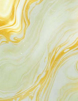 The primary subject of the image is a swirling, yellow and gold pattern on a surface. The setting appears to be a wall or a similar background, and the visual style is a combination of digital art and illustration. The dominant colors in the image are yellow and gold, creating a warm and vibrant atmosphere.