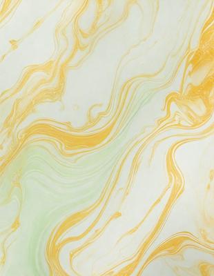 The primary subject of the image is a yellow and green swirling pattern on a white background. The setting appears to be a wall or a surface with a patterned design. The visual style of the image is a combination of digital art and illustration, creating a unique and eye-catching pattern. The dominant colors in the image are yellow and green, which contribute to a lively and vibrant atmosphere.