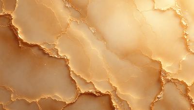 The primary subject of the image is a close-up of a marble surface with a gold-like color. The setting is a marble wall, and the visual style is a photo. The colors and mood of the image are warm and luxurious, with the gold-like color of the marble creating a sense of sophistication and elegance.