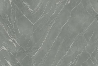 The primary subject of the image is a marble tile, which is the main object, scene, or focus of the image. The setting/background features a grey marble tile, which is the environment, backdrop, or surface visible in the image. The visual style of the image is a photo, as it is a realistic representation of the marble tile. The colors and mood of the image are predominantly grey, giving it a neutral and elegant appearance.