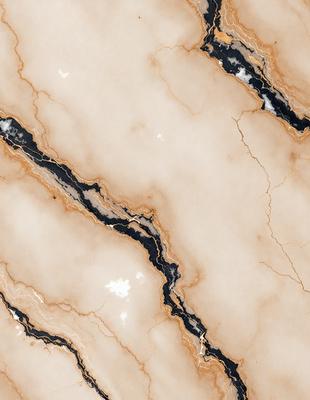 The image features a white marble wall with black streaks, giving it a unique and elegant appearance. The wall is adorned with a pattern of black and white stripes, which adds depth and interest to the surface. The overall atmosphere of the image is clean and sophisticated, with the marble wall serving as a striking focal point.