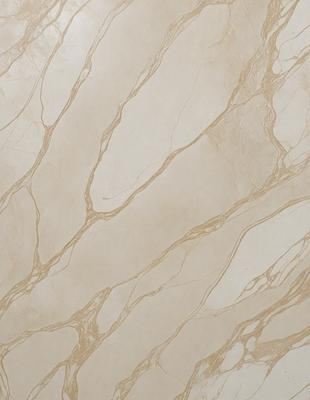 The primary subject of the image is a marble wall with a patterned design. The setting is a room with a white background. The visual style is a close-up of the marble wall, showcasing its intricate pattern. The colors and mood of the image are predominantly white and neutral, giving it a clean and elegant appearance.