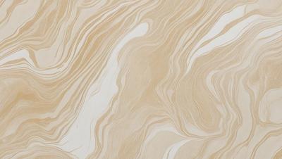 The primary subject of the image is a patterned wallpaper with a gold and white color scheme. The setting is a room with a patterned wallpaper, and the visual style is a close-up of the wallpaper. The colors and mood of the image are warm and inviting, with the gold and white colors creating a sense of luxury and elegance.