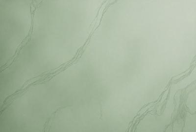 The primary subject of the image is a green wall with a white background. The visual style appears to be a digital art or illustration, as the wall is described as having a "digital art" or "illustration" appearance. The colors and mood of the image are predominantly green and white, creating a calm and serene atmosphere.