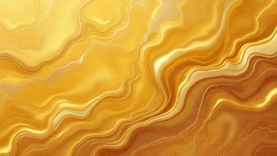 The primary subject of the image is a close-up of a yellow and gold marble wall. The setting is a room with a marble wall, and the visual style is a photo. The dominant colors in the image are yellow and gold, creating a warm and inviting atmosphere.