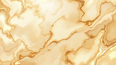 The primary subject of the image is a marble-like surface with a gold and white color scheme. The setting is a room with a white background, and the visual style appears to be a combination of a photo and a drawing. The colors and mood of the image are warm and inviting, with the gold and white tones creating a sense of luxury and elegance.