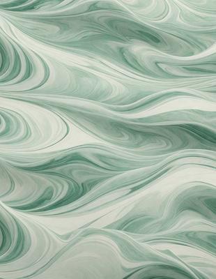The primary subject of the image is a large, swirling, and colorful wave. The wave is the main focus of the image, and it is set against a backdrop of a green and white ocean. The visual style of the image is a combination of photo and digital art, creating a dynamic and vibrant scene. The dominant colors in the image are green and white, which contribute to the overall atmosphere of the scene.