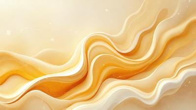 The primary subject of the image is a yellow and white wave, which is the main focus of the scene. The wave is depicted in a digital art style, giving it a unique and creative appearance. The setting is a white and yellow background, which complements the wave's colors and adds to the overall visual style. The colors and mood of the image are predominantly yellow and white, creating a warm and inviting atmosphere.