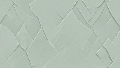 The primary subject of the image is a green wall with a patterned texture. The setting is a room with a green wall, and the visual style appears to be a patterned texture. The dominant colors are green and white, creating a calm and soothing atmosphere.