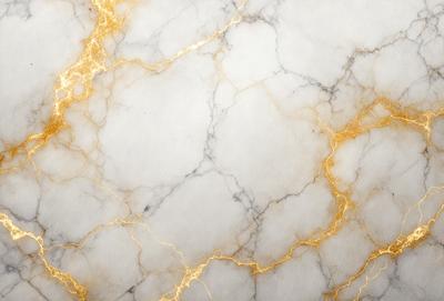 The primary subject of the image is a marble wall with a yellowish tint. The setting is a room with a white marble surface. The visual style is a close-up of the marble wall, showcasing its texture and color. The dominant colors are yellow and white, creating a warm and elegant atmosphere.