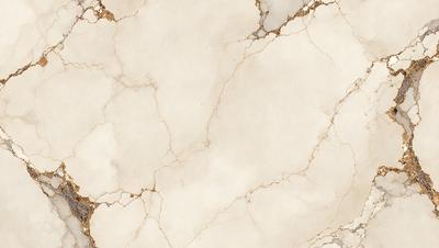 The primary subject of the image is a marble surface with a white and gold color scheme. The setting is a marble wall, and the visual style is a close-up of the marble surface. The colors and mood of the image are elegant and sophisticated, with the white and gold tones creating a luxurious and timeless atmosphere.